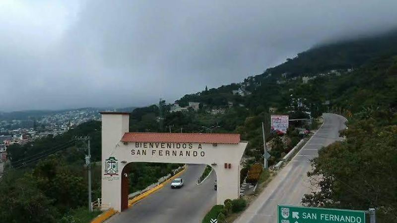 Carretera San Fernando obras
